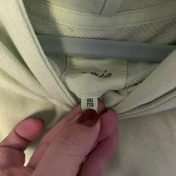 Aerie Light Green Cowl Neck Sweater - Picture 2 of 8